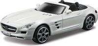 Bburago MERCEDES BENZ SLS AMG ROADSTER blanc modèle réduit 1:43