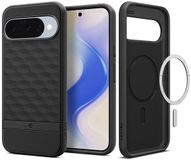 Spigen Parallax MagFit Hoesje Geschikt voor Google Pixel 10 / 10 Pro - Back Cover Compatibel met MagSafe / Qi2 - Zwart