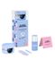Le Mini Macaron Kit Manucure Gel Fleur Bleue