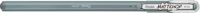 Pentel Mattehop K110V Gelroller met zeer dekkende inkt in matte afwerking, 1,0 mm, grijs (12 stuks)