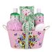 Accentra Bad- en doucheset BELLE & WHISTLE, 7-delige beauty-set, cadeauset in een prachtig bedrukte, decoratieve vintage badkuip, 1,5 kg