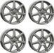 Autec 4 Autec Tallinn velgen, 6,5x16, 4x108, argenté, geschikt voor Opel Mokka, Crossland, Corsa, Frontera, Crossland X. Jantes aluminium 4x108, argenté, pour Opel Mokka, Crossland, Corsa