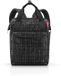 Reisenthel Allrounder R Schouder/ Rugtas - 12L - Bouclé Zwart