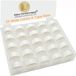 25 bobines de fil de canette pré-enroulées blanches, taille A, SA156