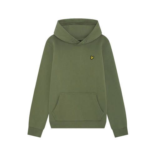 Lyle & Scott Jongens pull - Maat 14/15 - Polyester - Lange mouw - X864 Fatigue Ol