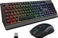 The G-Lab Tungsten Gaming clavier et souris set, sans fil, 2400 DPI, 30 heures d'autonomie