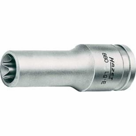 HAZET Dopsleutel 3/8 torx E10 lang 880LG-E10