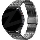 Bandz Garmin Venu 3 verstelbare stalen band (zwart)