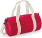 BagBase Mini Barrel Bag BG140S - CLASSIC RED/OFF WHITE