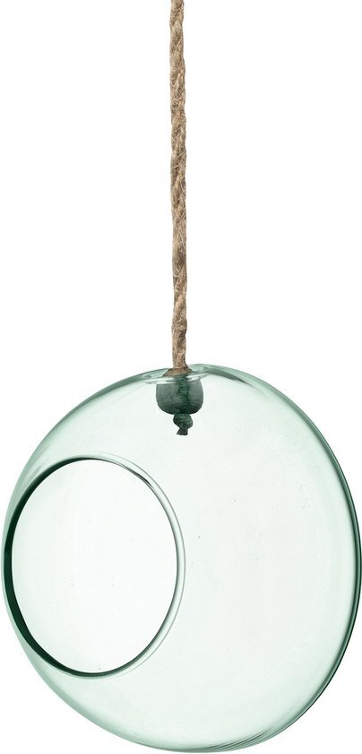 L.S.A. - Canopy Plantenhanger &#248; 10 cm - Gerecycled Glas - Transparant