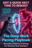 The Deep Work Pacing Playbook: Boundary Defense Training For Remote Tech Workers