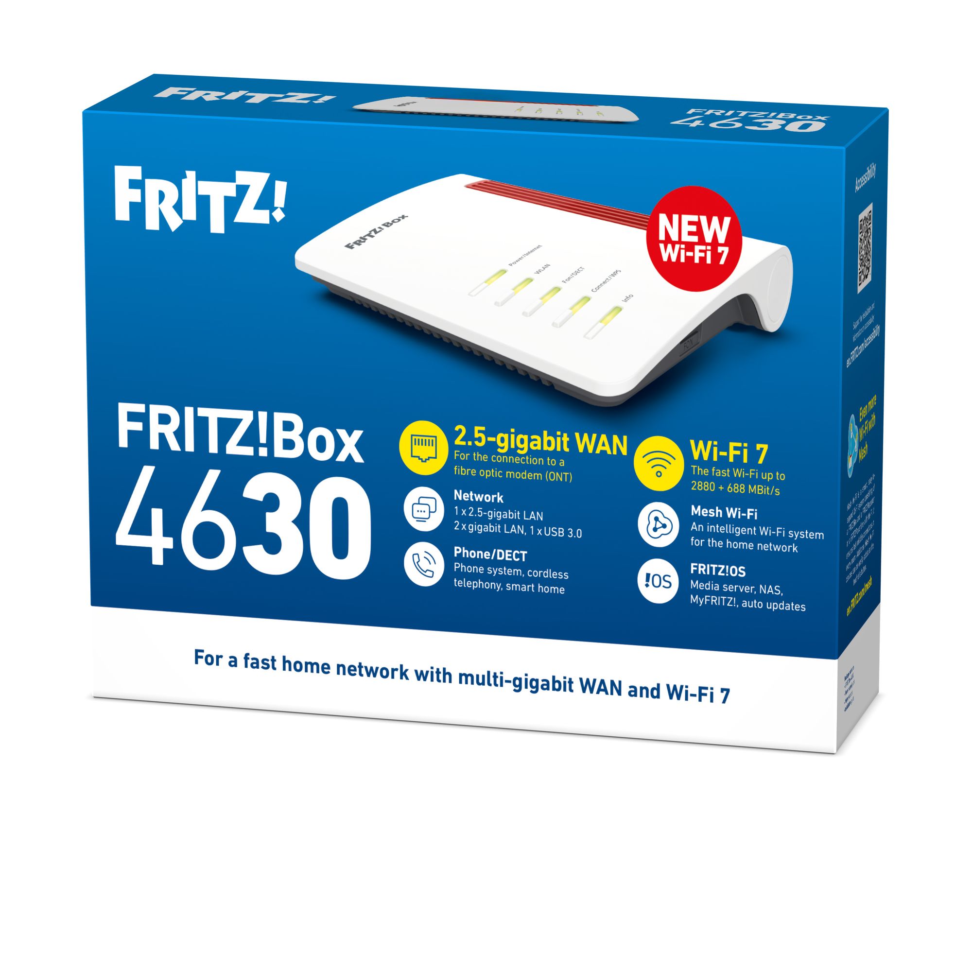 FRITZ!Box 4630 International Router Wi-Fi 7