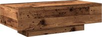 vidaXL Salontafel 100x49,5x31 cm bewerkt hout oud houtkleurig