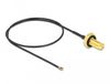 DeLOCK 12665 câble coaxial 0,35 m SMA MHF 4L LK Noir