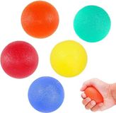 Set de 5 balles d'exercices pour les mains - 5 niveaux pour Adultes et Enfants - réduit le stress - compact et portable - set de 5