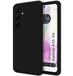 Tumundosmartphone Hoesjes van vloeibare siliconen, ultrazacht voor Samsung Galaxy A35 5G, zwart
