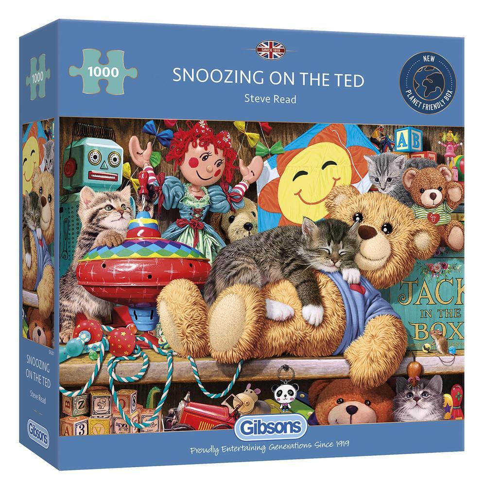 Gibsons Snoozing on the Ted Puzzel (1000 stukjes)