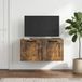 Maison Exclusive - Meuble TV mural chêne fumé 59,5 x 41 x 30 cm bois d'ingénierie