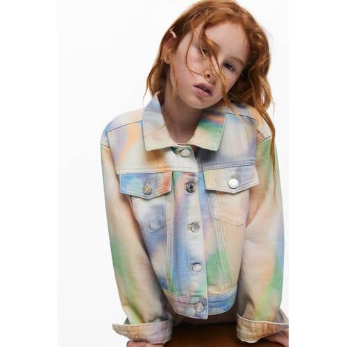 Desigual denim spijkerjas oranje