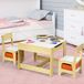 COAST Table enfant avec 2 chaises - Plateau 2-en-1 - 3 à 7 ans