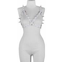 Elif Domanic Marica Harnas Leren Lingerie Clubwear Maat S