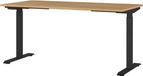 Germania Elektrisch verstelbaar bureau Cornel - 160x80x72cm - eikdecor/zwart