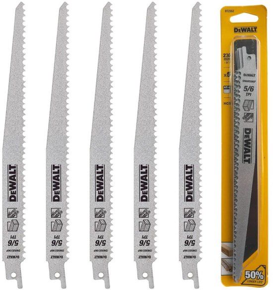 DeWALT DT2352-QZ HCS Reciprozaagblad - 240mm - Universele Grip