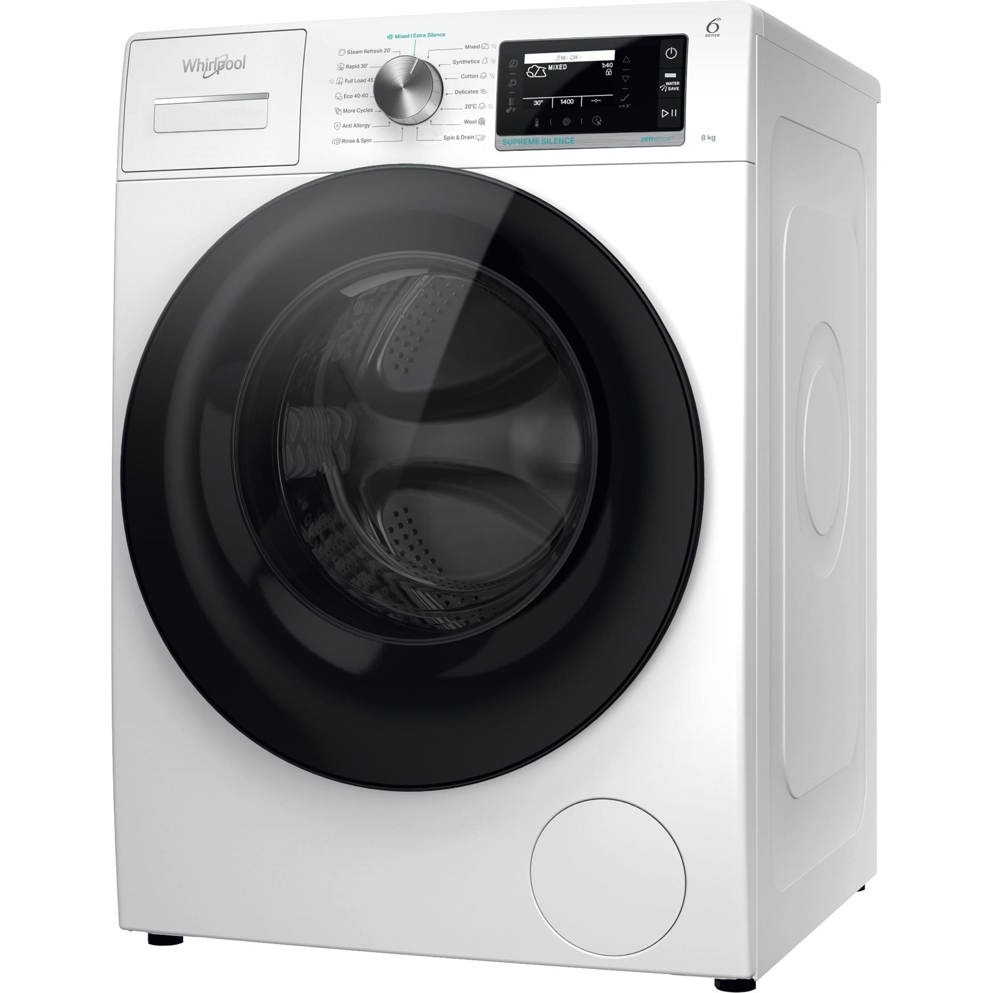 Whirlpool W7X 89 SILENCE EE - Wasmachine - 8 kg - 1400 rpm - A