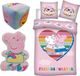 4KidsOnly Peppa Pig Junior Bedding Set Multi Colour Recycled Cotton