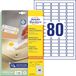 AVERY Zweckform L4732REV-25 universele etiketten (35,6 x 16,9 mm op DIN A4, verwijderbaar zonder resten achter te laten, bedrukbaar, zelfklevend, 2000 kleefetiketten plus 400 zelfklevende etiketten extra, 30 vellen) wit