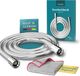 Merkloos / Sans marque Bol Doucheslang Chroom 1.60 m Twist Bescherming PVC Zilver