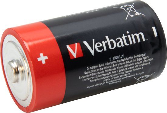 Verbatim D Alkaline Batterijen - 2 stuks