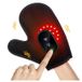Massage glove for hands with red light and heat - 24 LED, 3 vibration modes and LCD control