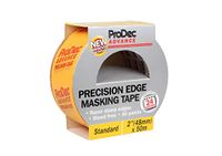 ProDec Advance 48 mm (2 inch) x 50 m Precisierand Multi Surface schilders afplakband voor haarscherpe lijnen zonder verflekkage voor binnenschilderwerk en decoratie, compatibel met alle verven