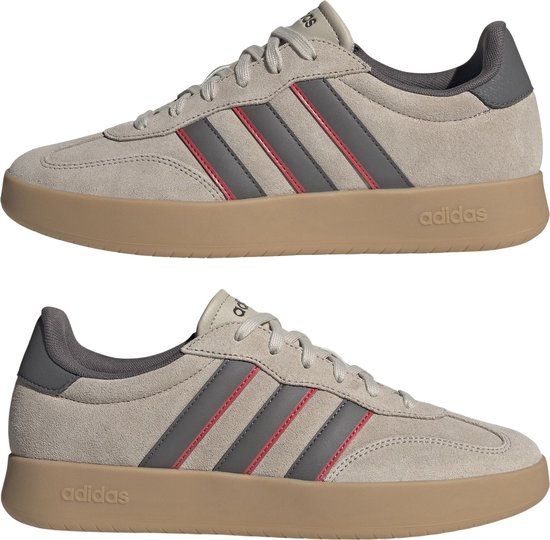 ADIDAS Barreda Casual Low Sneakers - Brown Light - Men's Size 45 1/3