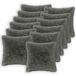 vidaXL - Kussensloop - 12 stuks - HEERLEN - Lichtgrijs - 45 x 45 cm - PV Fleece