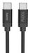 Hama Fabric USB-kabel USB 2.0 3 m USB C 100 W Zwart