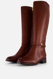 Tamaris - Dames - Enkellaarzen - Leer - Bruin - 38 EU