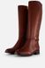 Tamaris - Dames - Enkellaarzen - Leer - Bruin - 38 EU