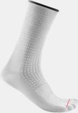 Castelli Premio 18 Fietssokken Wit Maat 40-43 Unisex Polyester 2 Stuks