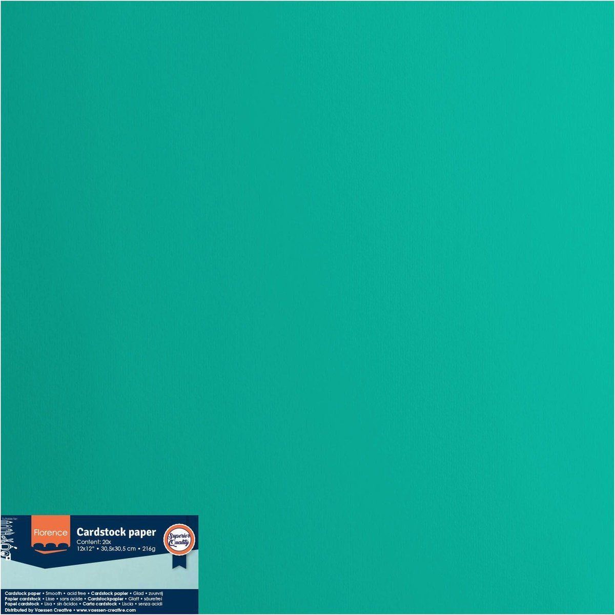 Florence Cardstock Papier Glad 30,5x30,5cm Spa