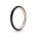 PANDORA ME Black Enamel Stackable Ring 189655C01 - Size 52
