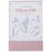 Theedoek Coucke Theedoek Coq AU VIN CCK476-CCK1, 50 x 75 cm, rood