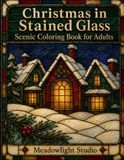 Christmas in Stained Glass: Scenic Coloring Book for Adults