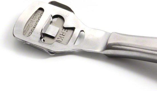 RVS Eeltverwijderaar / Eeltvijl / Eeltschraper / Eeltrasp / Eeltschaaf - Met 10 Eelt mesjes