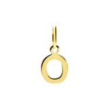 Lucardi Dames 14 karaat gouden letter hanger alfabet - Hanger - 14 Karaat Goud - Goud