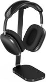 Store_8 Support de casque - Support de casque robuste - Accessoires de bureau pour le jeu - Noir - Aluminium et silicone - Convient aux casques circum-auriculaires