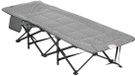 ZKOO B.V. Lit de camping avec sac et porte-gobelet jusqu'à 120 kg, noir, 68 x 186 x 48 cm