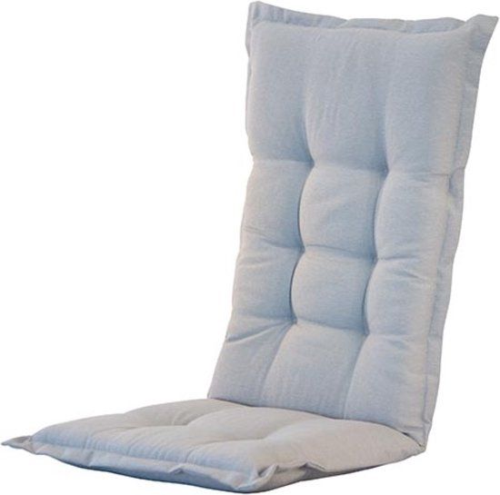Merkloos Madison 2 stuks! Tuinkussen hoge rug panama l.grey