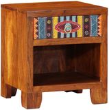 vidaXL Nachtkastje 40x35x45 cm massief acaciahout